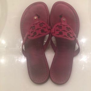 Tory Burch Miller Dark Pink Miller Sandals 9.5